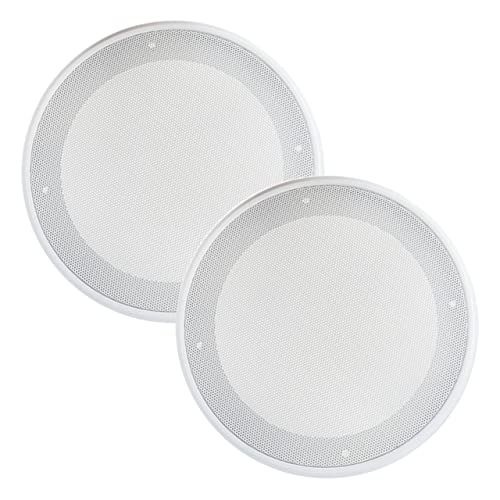CONGARTENO 2 Stück Lautsprechergitter Auto zubehör Auto-Audio-Lautsprechernetz Sprecher Grill Mesh Netzabdeckung für Autolautsprecher Metallgitter aus kaltgewalztem Stahl Weiß CONGARTENO 2 Stück Lautsprechergitter Auto zubehör Auto-Audio-Lautsprechernetz Sprecher Grill Mesh Netzabdeckung für Autolautsprecher Metallgitter aus kaltgewalztem Stahl Weiß von CONGARTENO