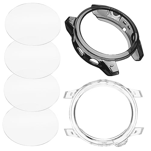 CONGARTENO 2Sätze Uhrengehäuse mit Bildschirmabdeckung Stoßfeste Schutzhülle Kompatibel mit Fenix Kratzfest Leicht zu Installieren Transparent für Optimalen CONGARTENO 2Sätze Uhrengehäuse mit Bildschirmabdeckung Stoßfeste Schutzhülle Kompatibel mit Fenix Kratzfest Leicht zu Installieren Transparent für Optimalen von CONGARTENO
