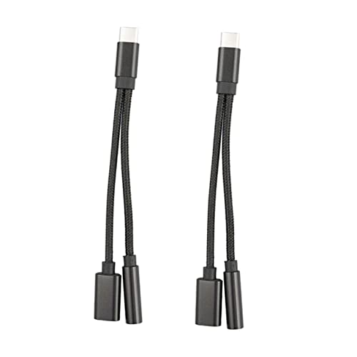 CONGARTENO 2Stücke Type Adapter Typ C Kopfhörer Adapter für Laden Audio Kompatibel mit Smartphones Langlebig Leicht für Hochwertiges Design CONGARTENO 2Stücke Type Adapter Typ C Kopfhörer Adapter für Laden Audio Kompatibel mit Smartphones Langlebig Leicht für Hochwertiges Design von CONGARTENO