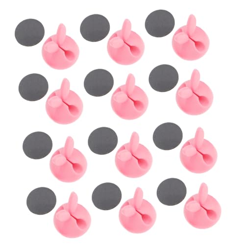 CONGARTENO 32Stücke Bunny Kabel Organizer Rosa Kabelklemmen mit Selbstklebender Rückseite für Kopfhörer Ladegeräte USB Kabel für Horizontale Vertikale CONGARTENO 32Stücke Bunny Kabel Organizer Rosa Kabelklemmen mit Selbstklebender Rückseite für Kopfhörer Ladegeräte USB Kabel für Horizontale Vertikale von CONGARTENO