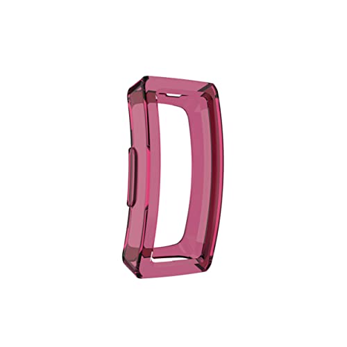 CONGARTENO 4Stücke Pack TPU Uhrengehäuse Transparentes Design Stoßfest Kratzfest Kompatibel mit Inspire Inspire Hr Leicht Schützt vor Schmutz von CONGARTENO