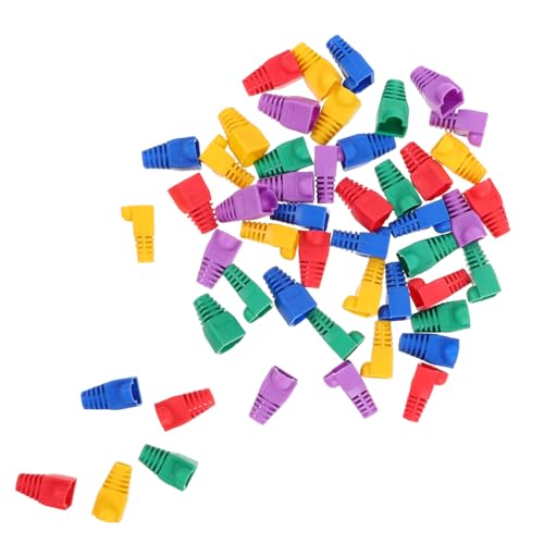 CONGARTENO 50pcs Elektrische Staubabdeckung Ethernet Kabelabdeckung Draht Tidy Ethernet -abdeckungsstecker Startschutzversorgungsversorgung von CONGARTENO