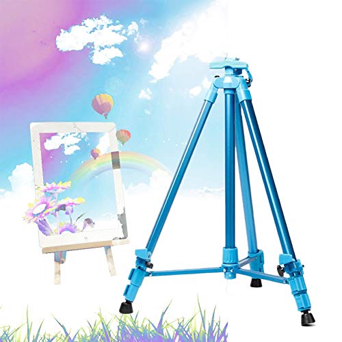 CONGRUI Doppelschichtige Staffelei, Aluminiumstativ für Mal- und Displayzubehör, Staffelei, Ständer, Hochzeit, Blau CONGRUI Doppelschichtige Staffelei, Aluminiumstativ für Mal- und Displayzubehör, Staffelei, Ständer, Hochzeit, Blau von CONGRUI