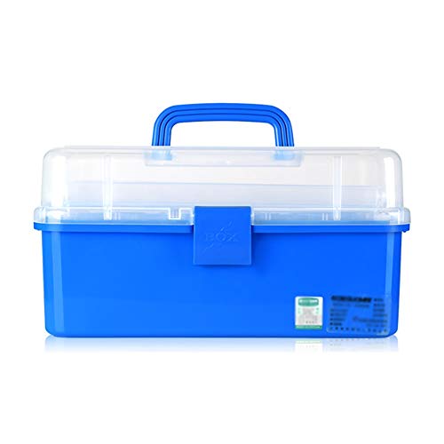 CONGRUI Freischwinger Künstler-Bastelkasten mit 3 Ablagen, tragbar, minimalistisch, Zeichenbox für Künstler, Blau CONGRUI Freischwinger Künstler-Bastelkasten mit 3 Ablagen, tragbar, minimalistisch, Zeichenbox für Künstler, Blau von CONGRUI