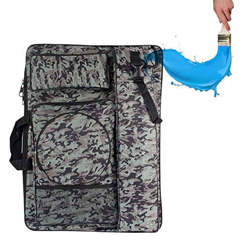 CONGRUI Künstlermappe, Tragetasche, Schultertasche für Paletten, Farben, Pinsel, Bleistifte, 66 x 59,6 cm (E) von CONGRUI