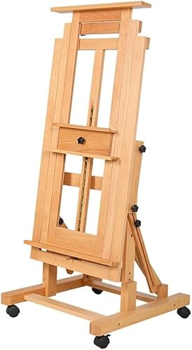CONGRUI Multifunktionale Doppelzweck-Staffelei, Vollbodenständer, Ölgemäldeständer, chinesische Malstaffelei von CONGRUI