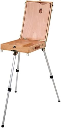CONGRUI Ölfarbkasten, Skizzieren, Ölfarbe, Staffelei, tragbarer Malkasten, Erwachsene, massives Holz (D) von CONGRUI