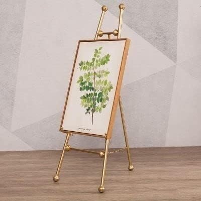 CONGRUI Ölgemälde-Rahmen aus Eisen, Bodenständer, Posterständer, Hochzeit, goldfarben, Größe L CONGRUI Ölgemälde-Rahmen aus Eisen, Bodenständer, Posterständer, Hochzeit, goldfarben, Größe L von CONGRUI