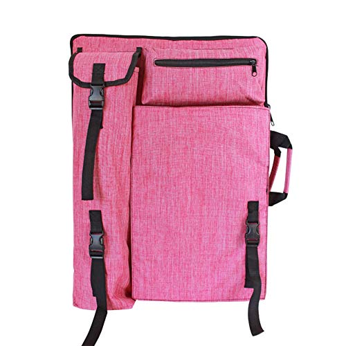 CONGRUI Sketchpad-Tasche, Tasche für Zeichenbrett, wasserdicht, tragbar, Kunst-Rucksack, 66 x 50 cm, Rosa CONGRUI Sketchpad-Tasche, Tasche für Zeichenbrett, wasserdicht, tragbar, Kunst-Rucksack, 66 x 50 cm, Rosa von CONGRUI