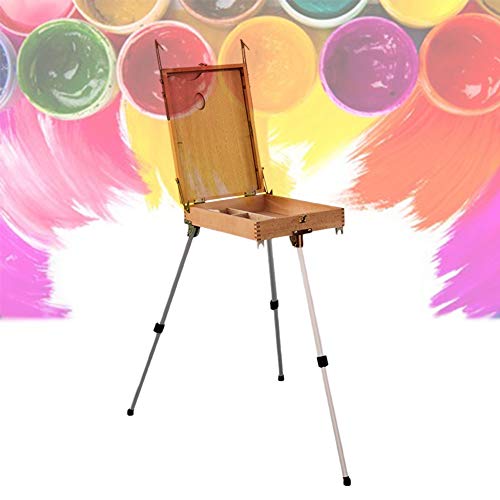 CONGRUI Skizzier-Werkzeugkasten, Halterung, Aquarell-Kunst-Staffelei, Erwachsene, Skizzieren, Ölgemälde von CONGRUI