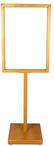 CONGRUI Staffelei, Kaufhaus, Messestand, anwendbare Szene, Geschäftshallen, ideale Wahl, Markengeschäfte, ABS-Kunststoff, Schraubverschluss, Metall (Eisen) (Gold, 38 x 38 x 140 cm) von CONGRUI