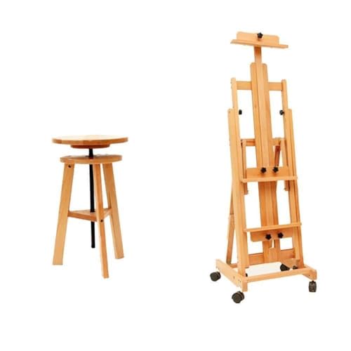 CONGRUI Staffelei, höhenverstellbar, Malständer, Hocker, Metall, Einzelnusskopf, Staffelei, verschiedene Bodenbeine, Zeichenhalter, Rollen-Design CONGRUI Staffelei, höhenverstellbar, Malständer, Hocker, Metall, Einzelnusskopf, Staffelei, verschiedene Bodenbeine, Zeichenhalter, Rollen-Design von CONGRUI