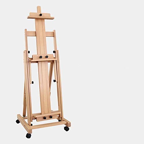 CONGRUI Staffelei, multifunktionaler Ölgemälde-Rahmen, Präsentationsständer, Werbewerbung, Holzstaffelei, Ausstellungen, Anwendbarer Anlass, Buche (Holzfarbe) von CONGRUI