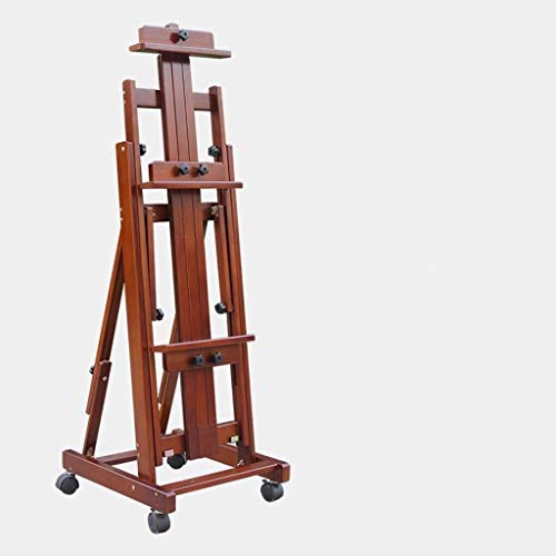 CONGRUI Staffelei, multifunktionaler Ölgemälde-Rahmen, Präsentationsständer, Werbewerbung, Holzstaffelei, Ausstellungen, anwendbarer Anlass, Buche (Walnussfarbe) von CONGRUI