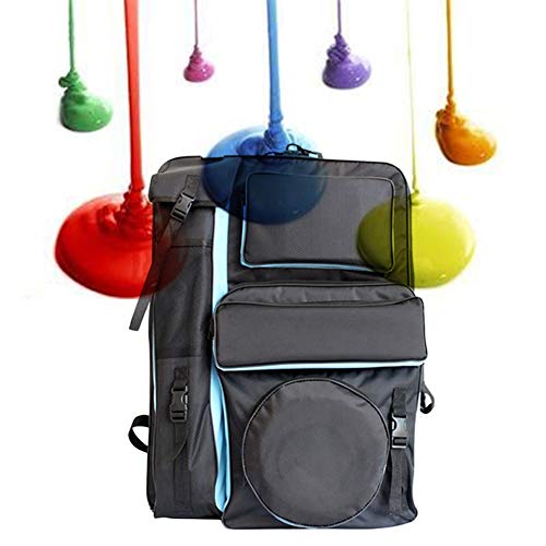 CONGRUI Verschleißfest, schmutzabweisend, Zeichnen, Skizzieren, Malen, Kunstbedarf, große Kunsttasche für Zeichenbrett, Malset (blau) von CONGRUI