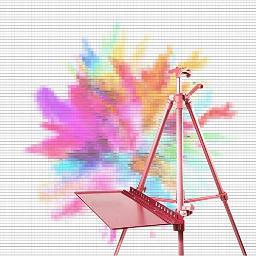 CONGRUI Verstellbare Kunst- und Buchstaffelei, Poster-Staffelei, Ständer, Staffelei, Leinwand, Staffelei (Rosa) von CONGRUI