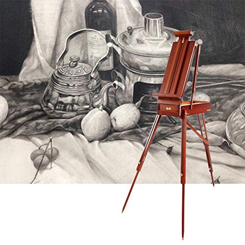 CONGRUI Verstellbare Kunst- und Buchstaffelei mit Staffelei, dekorative Staffelei, Vintage-Stil, Rot CONGRUI Verstellbare Kunst- und Buchstaffelei mit Staffelei, dekorative Staffelei, Vintage-Stil, Rot von CONGRUI