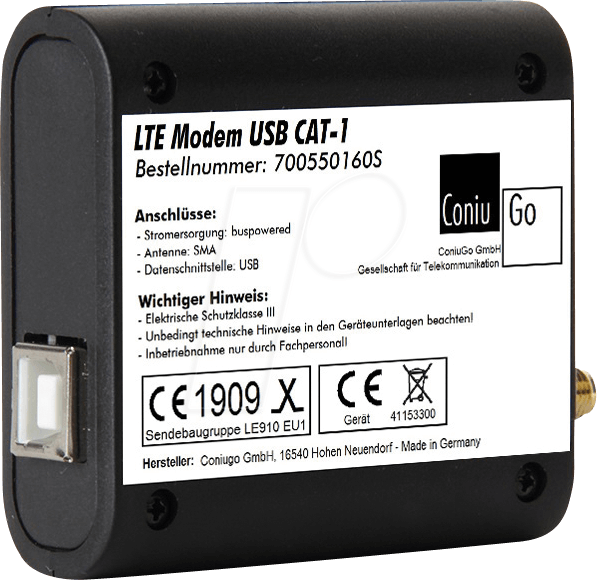 CONIU 700550160S - LTE Modem USB CAT 1 von CONIUGO