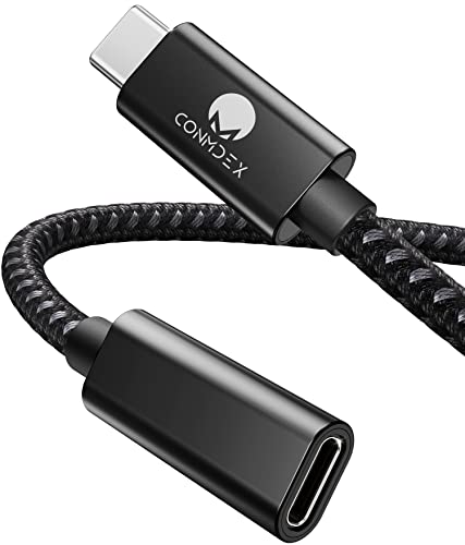 CONMDEX USB C Verlängerungskabel Stecker auf Buchse Kabel USB 3.2 Datenladekabel 10Gbps,20V5A/100W Unterstützung 4K Video/Audio Verlängerungskabel Kompatibel mit M1 M2 MacBok,Galaxy S23/22,Pad Mini 6 von CONMDEX