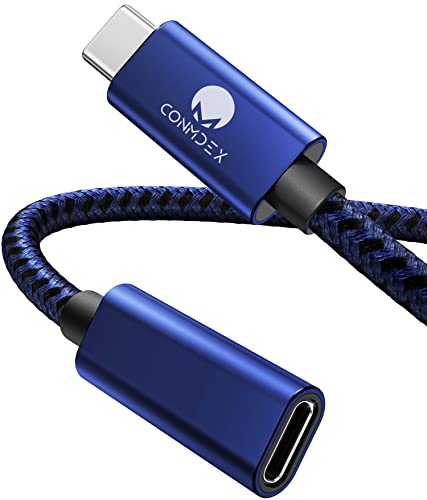 CONMDEX USB C Verlängerungskabel Stecker auf Buchse Kabel USB 3.2 Datenladekabel 5Gbps,20V5A/100W Unterstützung 4K Video/Audio Verlängerungskabel Kompatibel mit M1 M2 MacBok,Galaxy S23/22,Pad Mini 6 von CONMDEX