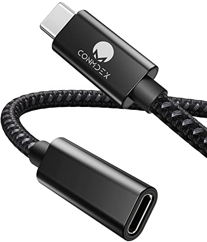 CONMDEX USB C Verlängerungskabel Stecker auf Buchse Kabel USB 3.2 Datenladekabel 5Gbps,20V5A/100W Unterstützung 4K Video/Audio Verlängerungskabel Kompatibel mit M1 M2 MacBok,Galaxy S23/22,Pad Mini 6 von CONMDEX
