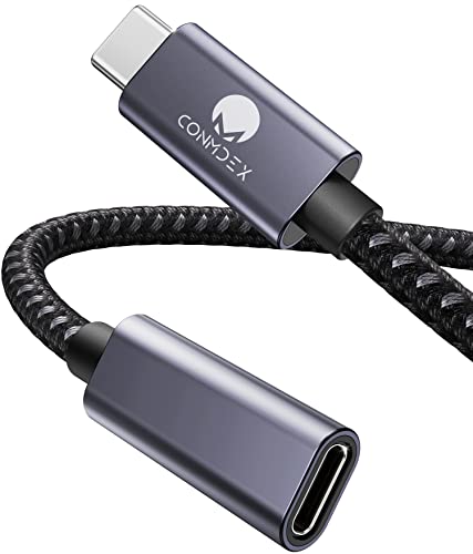 USB C Verlängerung 2m CONMDEX USB 3.2 Kabel Typ C Stecker auf Buchse Verlängerungskabel 5Gbit/s,4K Video/Audio,5A/100W Laden und Synchronisieren für PSVR2,M1 M2 Max MacBok,Galaxy S23/S22,Tab S8 Pixel7 von CONMDEX