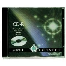CDR 700MB/80 Min.1-52x Slim Case 10St von CONNECT