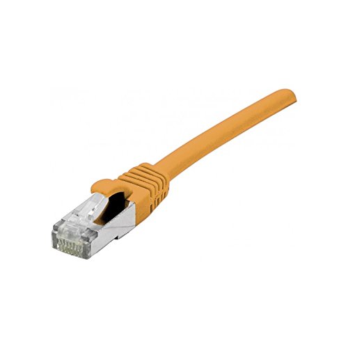 CONNECT 0,50 m Kupfer RJ45 Cat. 6 a S/FTP LSZH, snagless, Patch Schnur – Orange von CONNECT