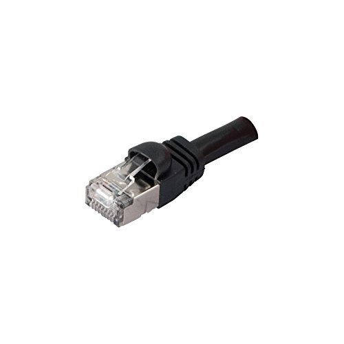 CONNECT 1 m Full Kupfer cat. 6 S/FTP, snagless, VoIP Patch Cord – Schwarz von CONNECT