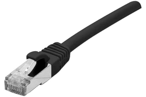 CONNECT 10 m Full Copper RJ45 Cat. 6 a F/UTP LSZH, snagless, Patch Cord – Schwarz von CONNECT