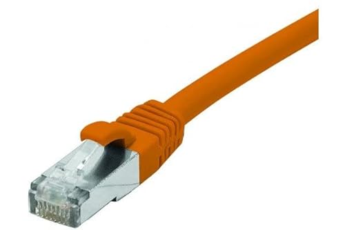 CONNECT 2 m Kupfer RJ45 Cat. 6 a S/FTP LSZH, snagless, Patch Schnur – Orange von CONNECT