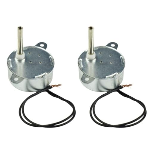 CONQUERALL 2PCS Synchronmotor TYC-40 12V AC Motor 5RPM CW/CCW Inner-Shaft Length 33mm für Weihnachtsbaum Desktop Weihnachtsbaum Dekorative Bunte Lichter von CONQUERALL
