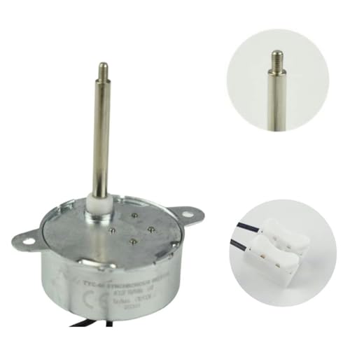 CONQUERALL TYC-40 AC Motor 12VKleiner Synchronmotor 5r/min CW/CCW Welle 46mm für Weihnachtsbaum Desktop Weihnachtsbaum Dekorative Bunte Lichter von CONQUERALL