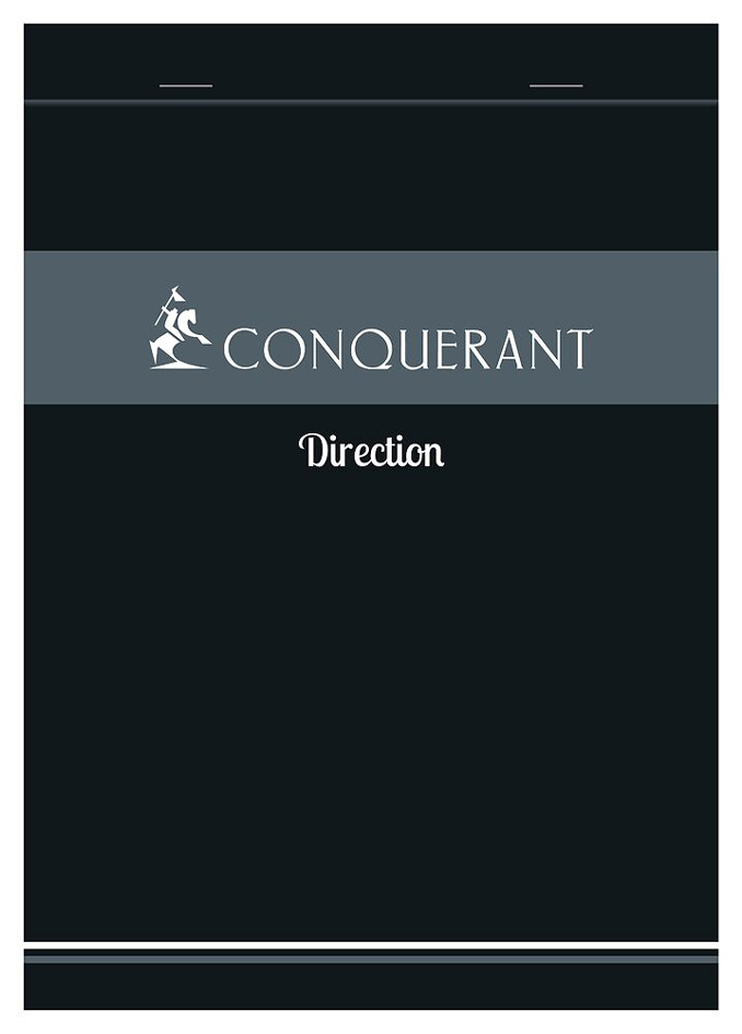 CONQUERANT SEPT Notizblock Direction, mit Klammerheftung von CONQUÉRANT SEPT