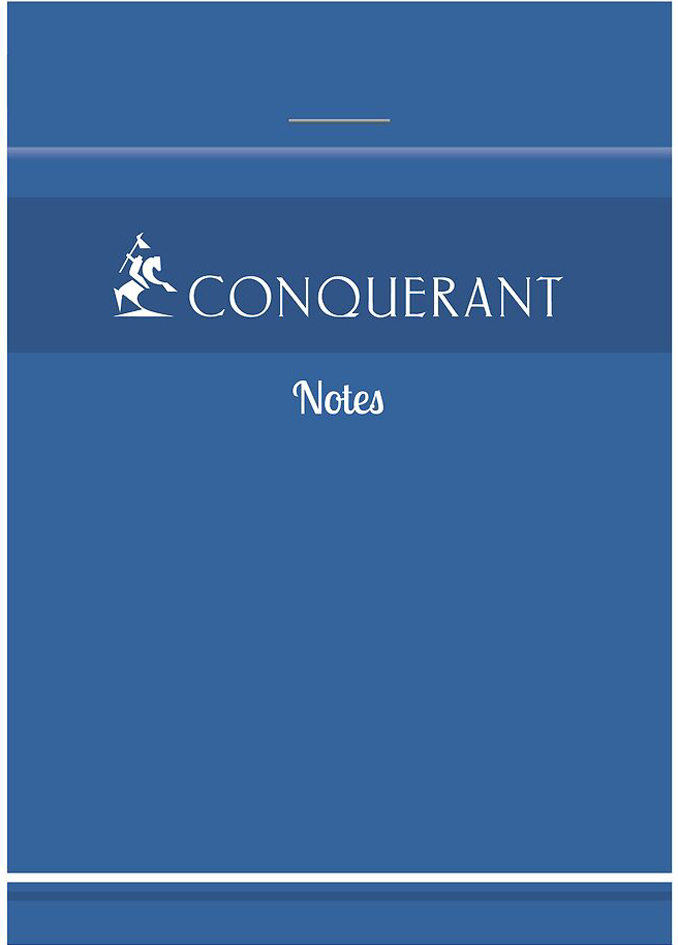 CONQUERANT SEPT Notizblock Notes, kariert, 74 x 105 mm von CONQUÉRANT SEPT
