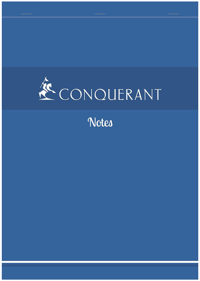 CONQUERANT SEPT Notizblock Notes, kariert, DIN A4 von CONQUÉRANT SEPT