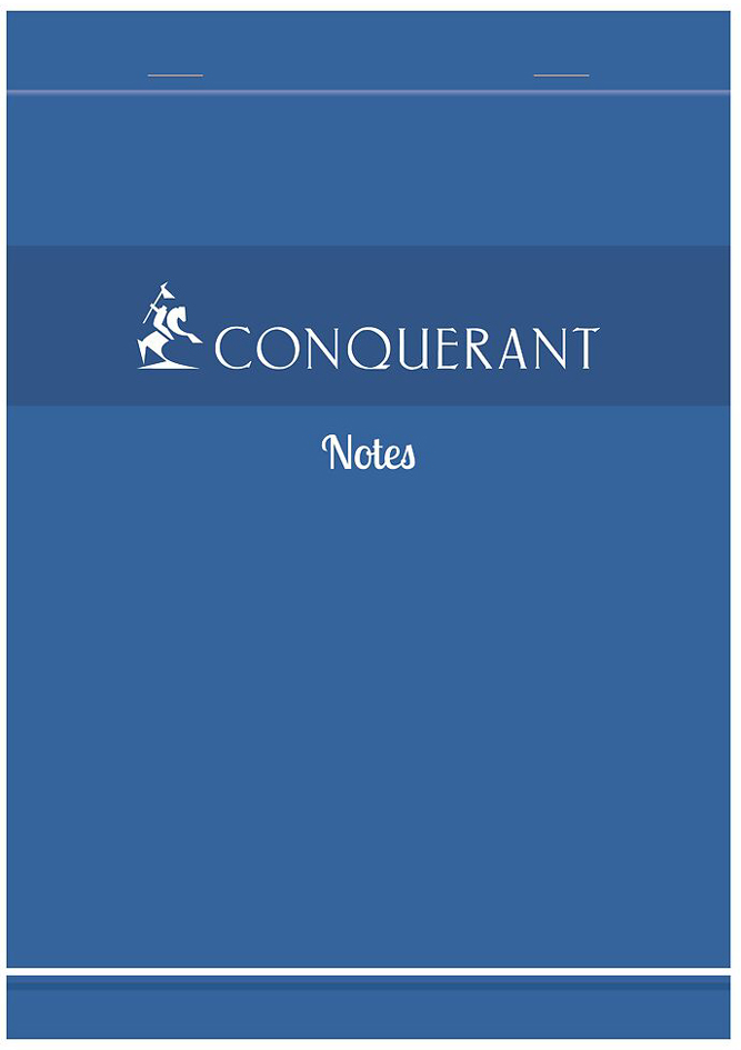 CONQUERANT SEPT Notizblock Notes, kariert, DIN A5 von CONQUÉRANT SEPT
