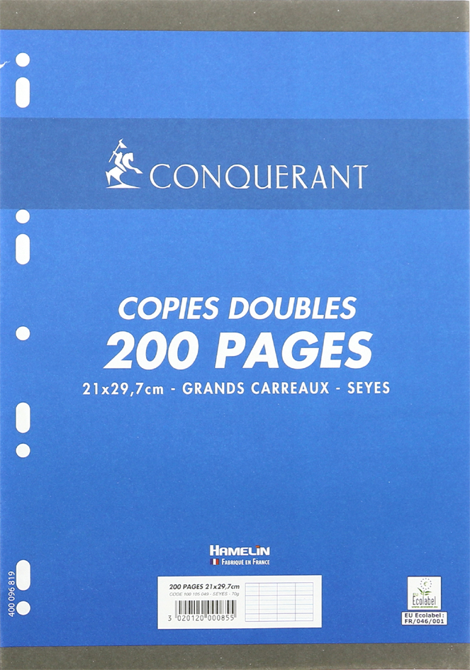 CONQUERANT Sept Kanzleipapier, DIN A4, SEYES, 100 Blatt von CONQUÉRANT SEPT