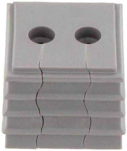 CONTA-CLIP KDS-DE 2X4-5 GR Dichtelement Thermoplastisches Elastomer Grau 10St. von CONTA-CLIP