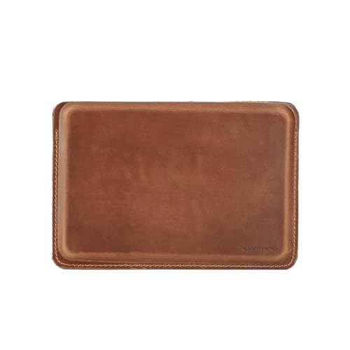 CONTACT'S FAMILY Hülle für iPad mini 7/6, iPad mini 2019 Tasche, Tablet-Hülle aus Leder für 7.9/8.3 Zoll (Horizontales Modell)(Braun) von CONTACT'S FAMILY
