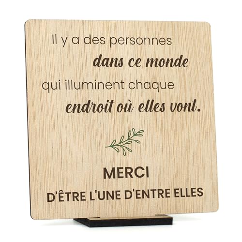 CONTRAXT Cadeaux pour Remercier des Personnes Spéciales. Cadeaux Originaux Carte de Remerciement en Bois pour anniversaires d'amis hommes femmes cartes de remerciement (Merci) von CONTRAXT