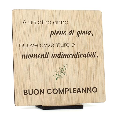 CONTRAXT Carta di auguri di compleanno originale. Idea regali originali per donna uomo compleanno Carta in legno compleanno donna uomo giovane amica (Compleanno) von CONTRAXT