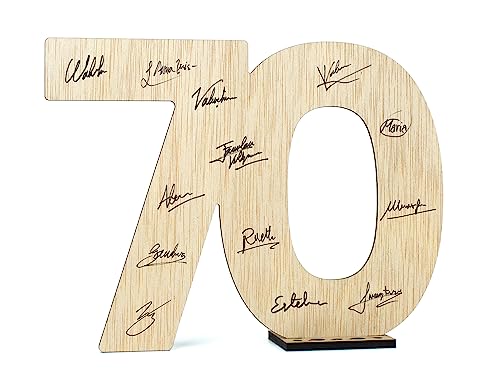 CONTRAXT Geschenk 70 jahre geburtstag mann frau. Geschenke geburtstag geburtstagskarte 70 jahre deko 70 jährige geschenk männer mann frau jahrestag senioren opa happy birthday jubiläum (70) von CONTRAXT