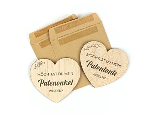 CONTRAXT Patentante Patenonkel Fragen Geschenk. Karte Willst du meine Patentante patenonkel sein Geschenk für patenonkel patentante taufpaten paten geschenk fragen (Patin) von CONTRAXT