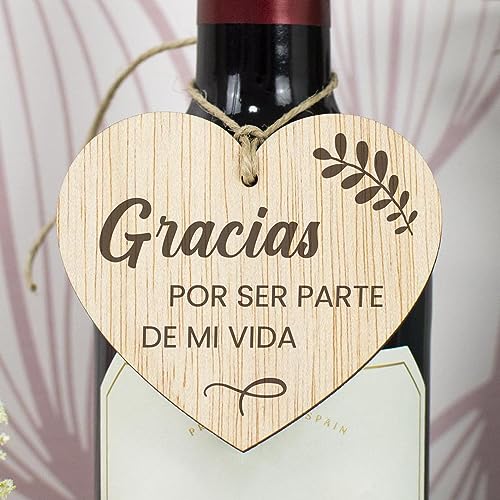 CONTRAXT Regalos para dar las gracias a personas especiales. Tarjeta de Agradecimiento en Madera Regalos originales cumpleaños amiga amigo hombre mujer thank you cards (Gracias) von CONTRAXT
