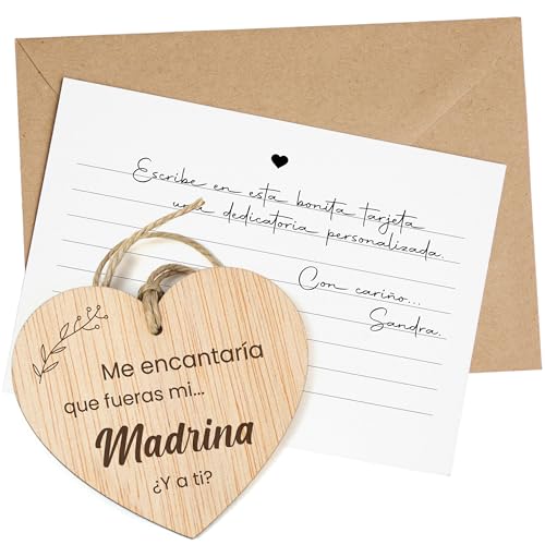 CONTRAXT Set Quieres ser mi Madrina. Idea Original para Bautizo o Boda y Anunciar Embarazo, Regalo Original para la Madrina CONTRAXT Set Quieres ser mi Madrina. Idea Original para Bautizo o Boda y Anunciar Embarazo, Regalo Original para la Madrina von CONTRAXT