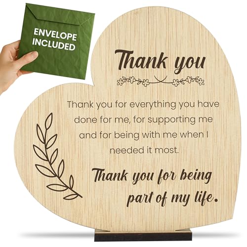 CONTRAXT Thank you Greeting Cards. Thank you gift card special gifts best friend birthday card female male women men friend friendship cards colleagues thank you plaque (Thank you) von CONTRAXT