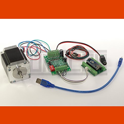CNC USB 1D Schrittmotor-Steuerung Linion mit Software, Netzteil, NEMA 23 Motor (3,0 A) und mechanischem Endschalter von CONUCON