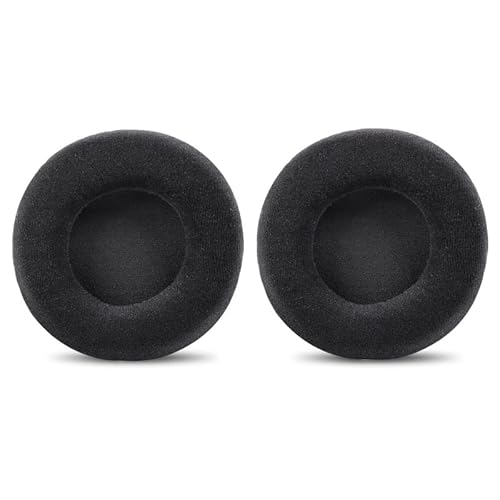 CONVELIFE V2 Ersatz-Ohrpolster aus Velours-Memory-Foam, kompatibel mit SteelSeries Siberia V1, V2, V3 Prism Gaming-Kopfhörern (schwarz) von CONVELIFE