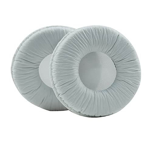 MDR-V55 Ersatz-Ohrpolster für Proteinfalten aus Polyurethan, kompatibel mit Sony MDR-V55 V500DJ, Somic E95, MDR-V500 Kopfhörern (weiß/weiß) von CONVELIFE